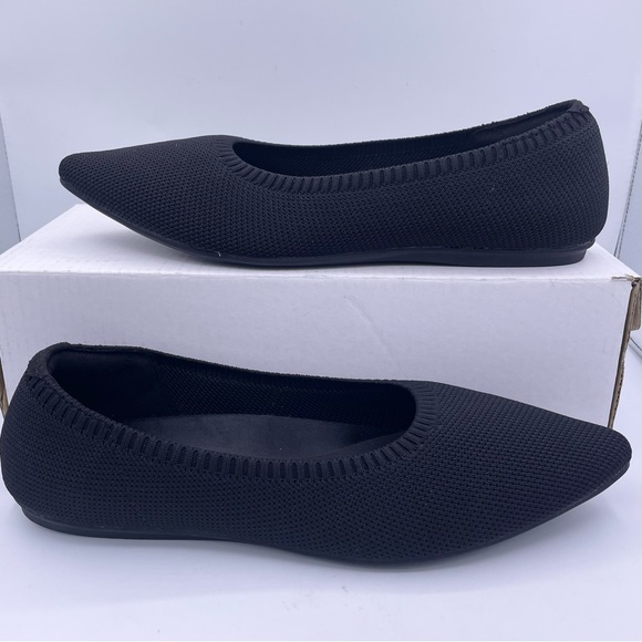 ARROMIC knit pointed toe slip on comfy casual flats women Size 7.5 - Picture 2 of 12